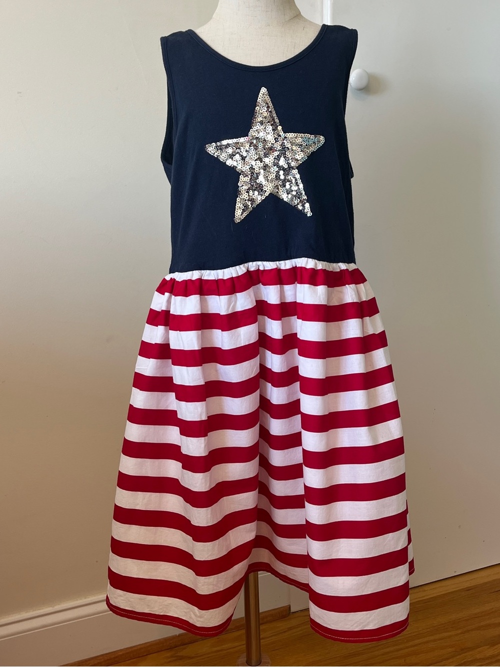 Children’s Place Patriotic Dress. Size 10-12